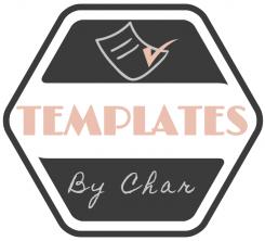 Logo & stationery # 942963 for Create a stylish and creative logo and lay-out for TEMPLATES By Char  contest