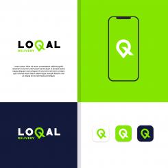 Logo & Huisstijl # 1251795 voor LOQAL DELIVERY is de thuisbezorgd van boodschappen van de lokale winkeliers  wedstrijd