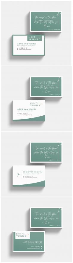 Logo & stationery # 998559 for Logo for my therapy practice LICHT BIJ VERLIES  Light at loss  contest