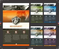 Logo & stationery # 536009 for Think Divergent. Be Divergent! contest