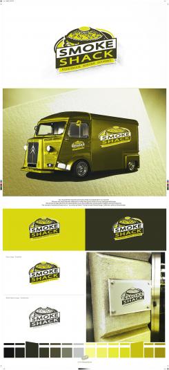Logo & stationery # 718261 for Trendy vintage Food truck of Gourmet burger. contest