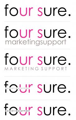 Logo & Huisstijl # 126657 voor FOUR SURE Marketingsupport: wie maakt het mooiste logo + huisstijl? Succes verzekerd! wedstrijd