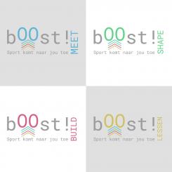 Logo & stationery # 950391 for We are bOOst! en bring sport to the child  Who likes to help us with a fresh and playfull logo  contest