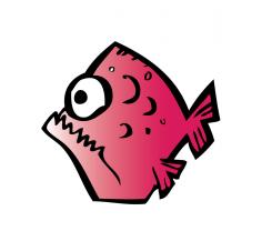 Logo & stationery # 63083 for Were looking for a Piranha which is frightning but also makes curious contest