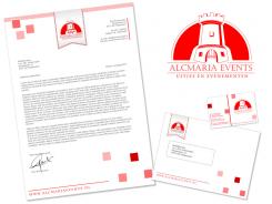 Logo & stationery # 162068 for Alcmaria Events -  local event company in Alkmaar for workshops, theme party, corporate events contest