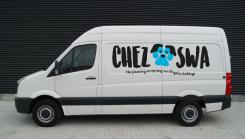 Logo & stationery # 622059 for Chez Swa! Design a logo for a rescue and rehoming shelter for the English bulldog contest