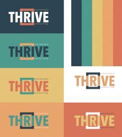 Logo & stationery # 995749 for Design a fresh and clear logo and House Style for my Psychological Consultancy Business called Thrive contest
