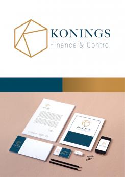 Logo & stationery # 959372 for Konings Finance   Control logo and corporate identity requested for a starter at interim assignments contest