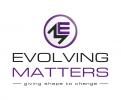 Logo & stationery # 581182 for Logo for Evolving Matters, Giving shape to change contest