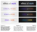 Logo & stationery # 68642 for Logo and housestyle for a start-up consultancy - Ethics at Work contest