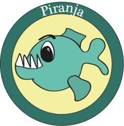 Logo & Huisstijl # 62652 voor Ontwerp jij de Piranja die afschrikt maar ook nieuwschierig maakt? wedstrijd