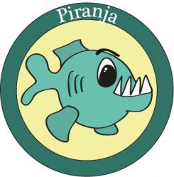 Logo & stationery # 62667 for Were looking for a Piranha which is frightning but also makes curious contest