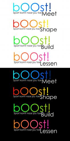 Logo & stationery # 953364 for We are bOOst! en bring sport to the child  Who likes to help us with a fresh and playfull logo  contest