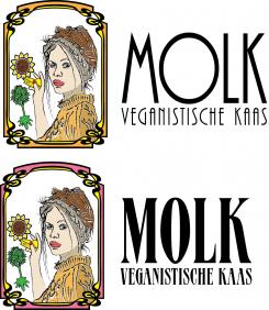 Logo & Huisstijl # 1050111 voor Beeldmerk en letterlogo   veganistische kaas wedstrijd