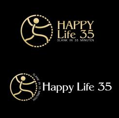 Logo & Huisstijl # 660989 voor Logo voor luxe sportschool genaamd ''Happy life 35'' waar trainingen 35 minuten duren wedstrijd