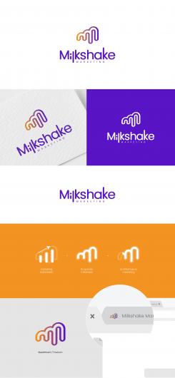 Logo & Huisstijl # 1105272 voor Wanted  Tof logo voor marketing agency  Milkshake marketing wedstrijd