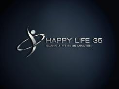 Logo & Huisstijl # 660864 voor Logo voor luxe sportschool genaamd ''Happy life 35'' waar trainingen 35 minuten duren wedstrijd