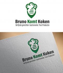 Logo & stationery # 1298074 for Logo for ’Bruno komt koken’ contest