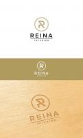 Logo & stationery # 1235529 for Logo for interior design  Reina  stam en staal  contest