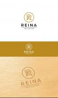 Logo & stationery # 1235530 for Logo for interior design  Reina  stam en staal  contest