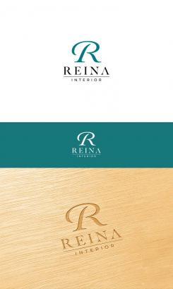 Logo & stationery # 1235533 for Logo for interior design  Reina  stam en staal  contest
