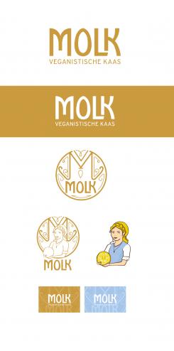 Logo & Huisstijl # 1046197 voor Beeldmerk en letterlogo   veganistische kaas wedstrijd