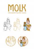 Logo & Huisstijl # 1047903 voor Beeldmerk en letterlogo   veganistische kaas wedstrijd