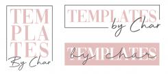 Logo & stationery # 942338 for Create a stylish and creative logo and lay-out for TEMPLATES By Char  contest