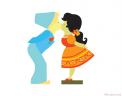 Logo & stationery # 113011 for Wedding Logo - Dutch Mexican Kissing Couple contest