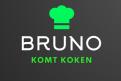 Logo & stationery # 1297598 for Logo for ’Bruno komt koken’ contest