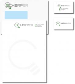 Logo & Huisstijl # 436315 voor Rotterdams onderzoeks- en adviesbureau Scherper zoekt passend logo+huisstijl wedstrijd