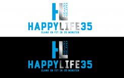 Logo & Huisstijl # 661583 voor Logo voor luxe sportschool genaamd ''Happy life 35'' waar trainingen 35 minuten duren wedstrijd