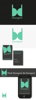 Logo & stationery # 535676 for Think Divergent. Be Divergent! contest