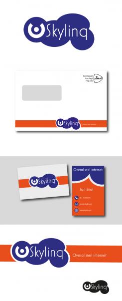 Logo & stationery # 553145 for Skylinq, stationary design and logo for a trendy Internet provider! contest