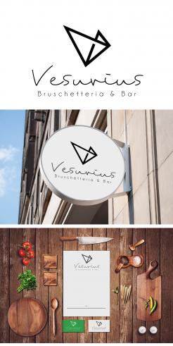 Logo & Huisstijl # 693780 voor Een vulkanisch duo openen: Vesuvius Bruschetteria & Bar wedstrijd