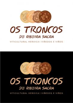 Logo & Huisstijl # 1074037 voor Huisstijl    logo met ballen en uitstraling  Os Troncos de Ribeira Sacra  Viticultural heroica   Vinedos e Vinos wedstrijd