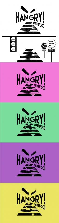 Logo & Huisstijl # 727468 voor Hangry! Streetfood. Logo and Brand style required for new food truck / caterer wedstrijd