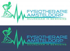 Logo & stationery # 1088855 for A sporty  distinctive logo for a physiotherapy practice in Amsterdam contest