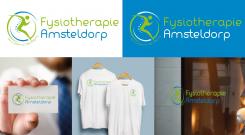 Logo & stationery # 1087824 for A sporty  distinctive logo for a physiotherapy practice in Amsterdam contest