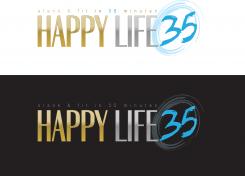 Logo & Huisstijl # 662464 voor Logo voor luxe sportschool genaamd ''Happy life 35'' waar trainingen 35 minuten duren wedstrijd