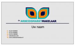 Logo & Huisstijl # 125920 voor Arbeidsmarktmakelaar huisstijl + logo wedstrijd