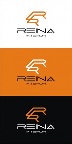 Logo & stationery # 1237829 for Logo for interior design  Reina  stam en staal  contest