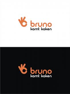 Logo & stationery # 1298232 for Logo for ’Bruno komt koken’ contest