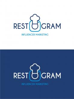 Logo & stationery # 1144573 for Design a recogniseable and modern logo for an influencer marketing platform connecting restaurants to content creators.  contest