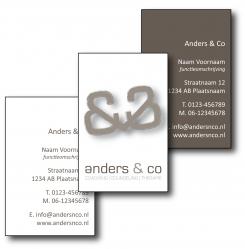Logo & Huisstijl # 2775 voor Anders & Co zoekt iets anders wedstrijd
