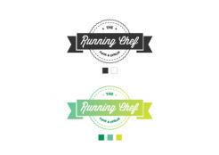 Logo & Huisstijl # 256418 voor Ontwerp een ambachtelijk en hip logo/huisstijl voor Running Chef wedstrijd