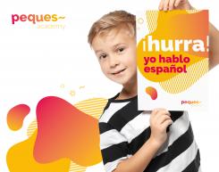 Logo & stationery # 1027335 for Peques Academy   Spanish lessons for children in a fun way  contest
