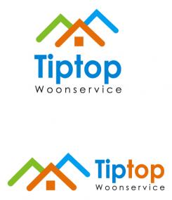 Logo & Huisstijl # 249284 voor Tiptop Woonservice zoekt aandacht van consumenten met een eigen huis wedstrijd