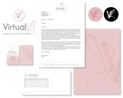 Logo & stationery # 837978 for Elegant, professional logo and corporate identity for starting Virtual Manager contest