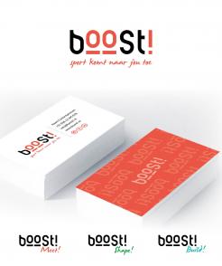 Logo & stationery # 950138 for We are bOOst! en bring sport to the child  Who likes to help us with a fresh and playfull logo  contest